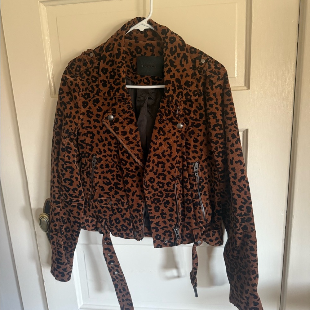 Blank NYC Brown Leopard Print Jacket